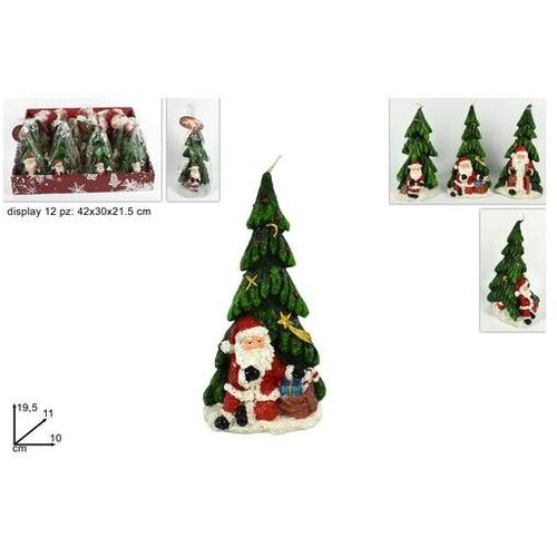  SVIJEĆA BOR SA DJEDOM BOŽIĆNJAK 20CM XNA17014501 Cene