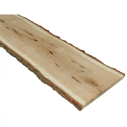 In Masivna lesena plošča - hrast (dolžina in debelina: 2000 x 260 mm, širina: 300-350 mm)