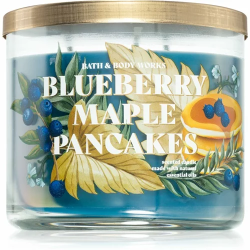 Bath & Body Works Blueberry Maple Pancakes dišeča sveča 411 g