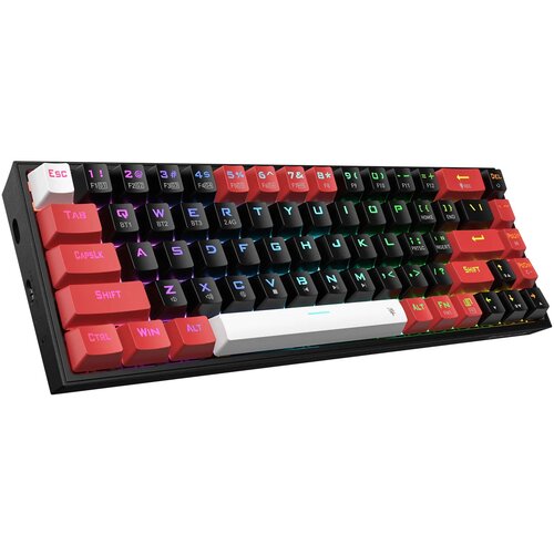 Redragon CASTOR K631RGB PRO ŽIČNA/BREZŽIČNA/BT MEHANSKA TIPKOVNICA, RDEČA STIKALA Cene