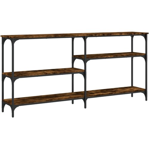  Konzolni stol boja hrasta 160x29x75 cm od konstruiranog drva Slike