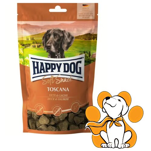 Happy Dog soft Snack Toscan Duck & Salmon 100g, Poslastice Za Pse Bez Glutena Cene