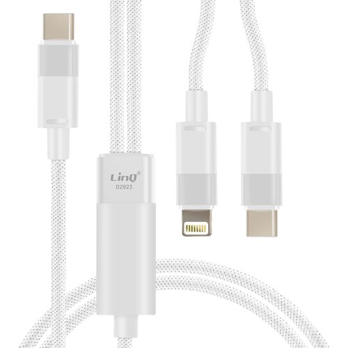 LINQ USB kabel Za strele in USBC 1,2 m, Bela, (5000220188) Cene