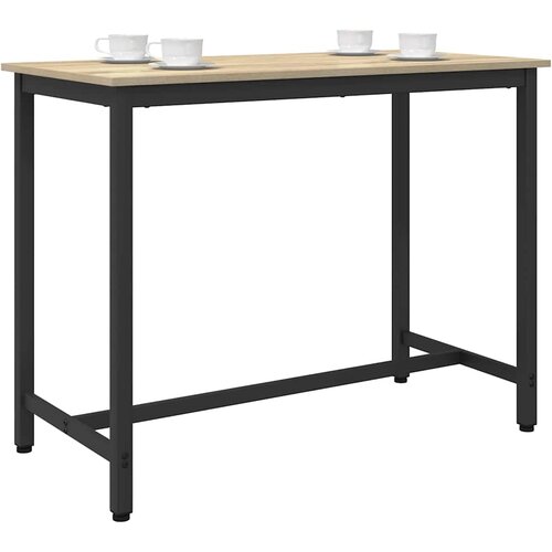  Stol Sonoma hrast 100 x 50 x 76,5 cm Inženjerska drva i čelik Slike