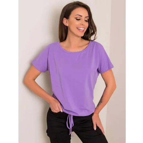 Fashion Hunters Light purple Curiosity t-shirt