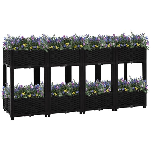vidaXL povišena gredica 160 x 40 x 71 cm od polipropilena Cijene