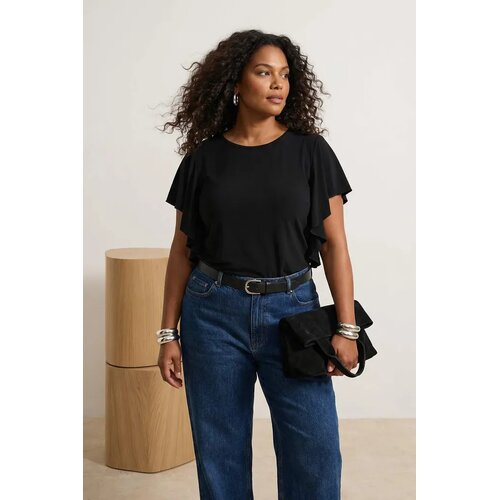 Trendyol ženska bluza Tbbss26Af00082, crna Cene