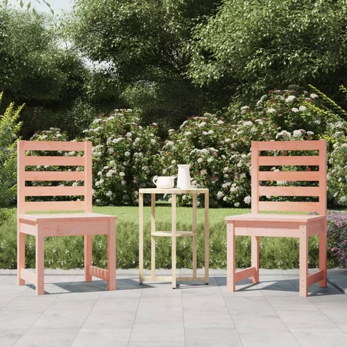  Vrtne stolice 2 kom 40,5x48x91,5 cm od masivnog drva duglazije