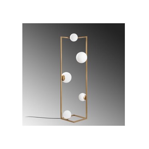 Opviq Podna Lampa Corner 13776, 35 x 35 x 157 cm, 2 x E27 i 3 x E14, 250 cm Kabel, Zlatne boje Slike