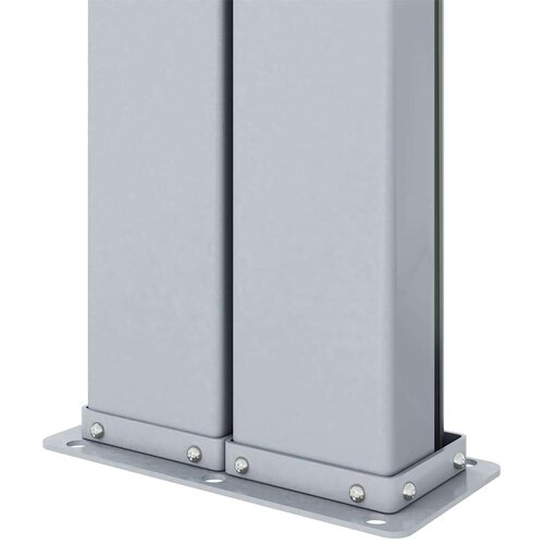 VidaXL Uvlačiva bočna tenda krem 117 x 1200 cm Slike