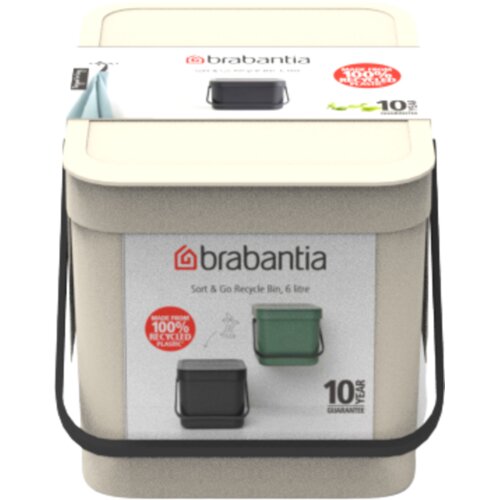 Brabantia Sort &amp;amp; Go kanta za otpad 6 L - Soft Beige Slike