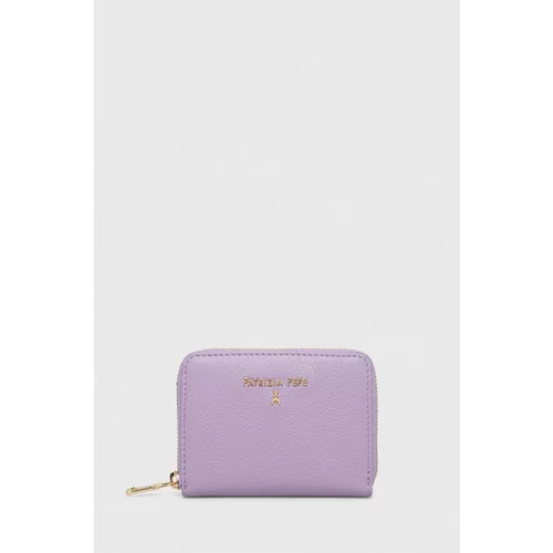 Patrizia Pepe Usnjena denarnica ženski, vijolična barva
