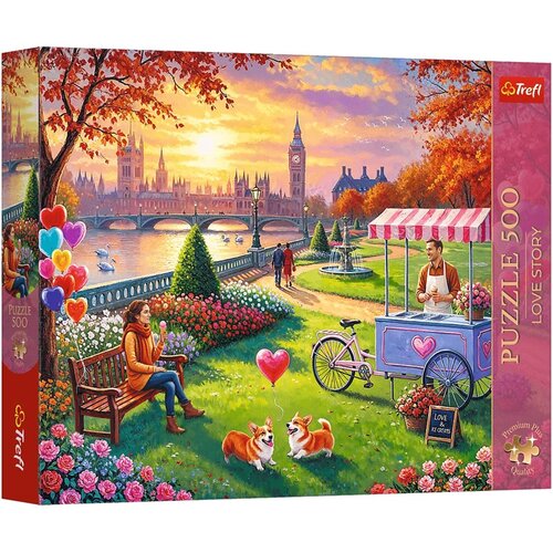 Trefl Romantični London puzzle od 500 komada Premium plus kvalitete - Slike