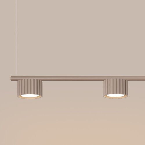 Sollux SL.2702 - Luster na sajli AURA 4xGX53/10W/230V taupe Slike