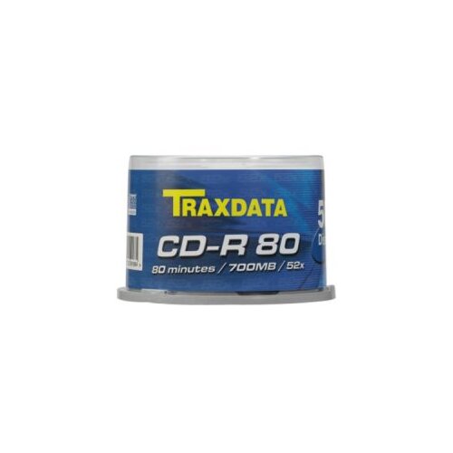 CD-R TRAXDATA, 700 MB, 52X, CAKE 50 kom Slike