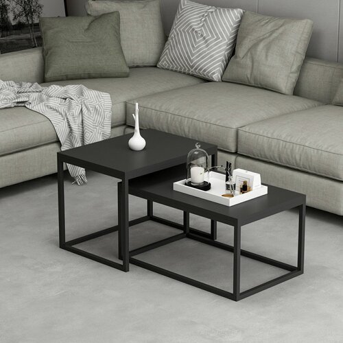 Hanah home Set klub stolova, 2 dijela Leka Black Cijene