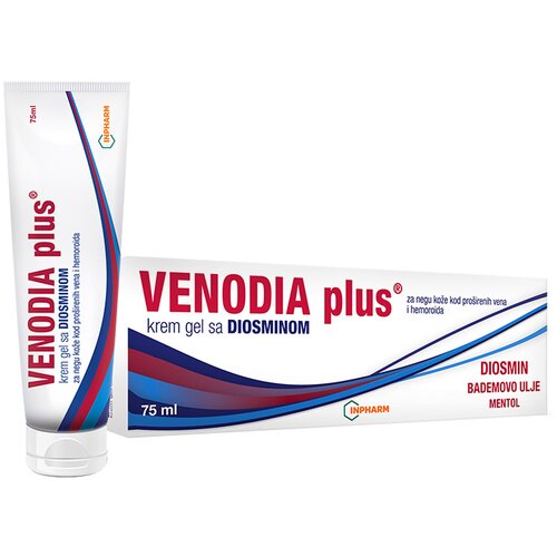 Inpharm gel za vene venodia plus, 75ml Slike