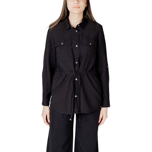 Only ONLARIS LIFE 4/5 FEM CARGO JACKET CC WVN 15310852 Crna Slike
