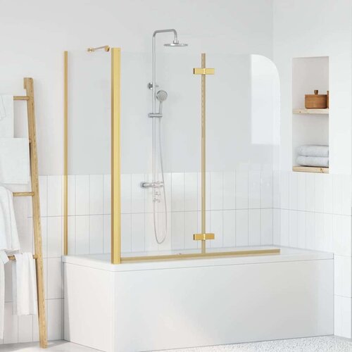  Ograda za tu&scaron; Zlatno 120 x 68 x 130 cm ESG staklo i aluminij Cijene