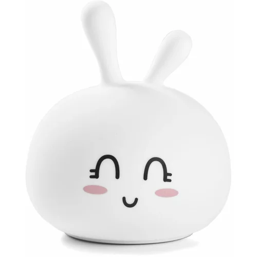 Rabbit And Friends nočna lučka mehka Sladki zajček-USB-C polnjenje white