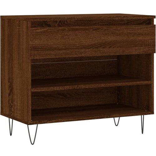 Maison Chic Omarica za obutev - Kopa za čevlje rjav hrast 70x36x60 cm inženirski les, (21777606) Cene