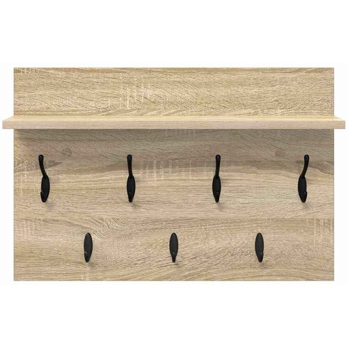  Vje&amp;scaron;alica za kapute na zidu Zidne Sonoma hrast 60 x 40 x 12 cm Slike