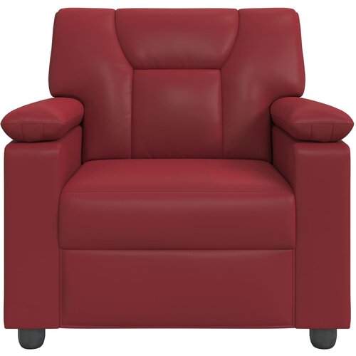 SOFA Vinska crvena 91 x 85 x 93 cm Umjetna koža Slike