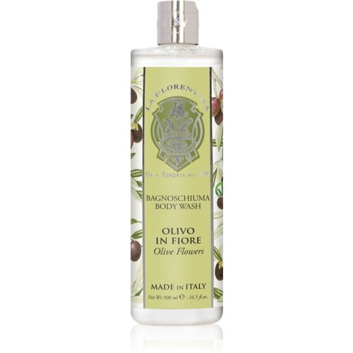 La Florentina Olive Flowers Body Wash kremasta pjena za kupku 500 ml Slike