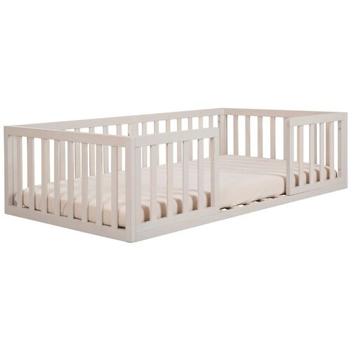 Roba Svijetlo sivi dječji krevet s podnicom 70x140 cm – Cijene