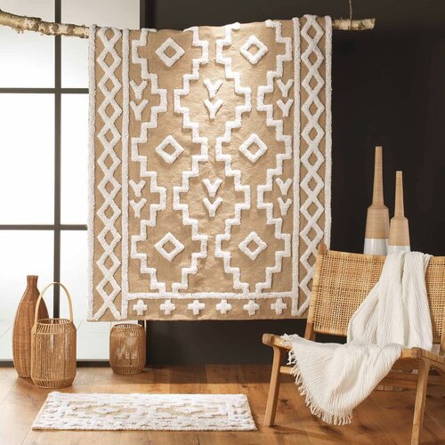Douceur d int&amp;eacute;rieur Bež preproga iz me&amp;scaron;anice jute 60x90 cm Medine &amp;ndash; Slike