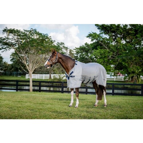 Horseware Ireland Rambo Protector, &amp;#039;Silver/Navy, White&amp;amp;Beige&amp;#039; - 130 cm Slike