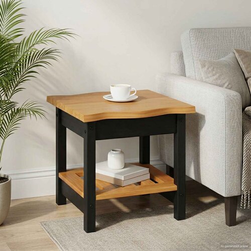  Bocni stol EKAI Crna 50 x 50 x 45,5 cm Masivna borovina Cijene