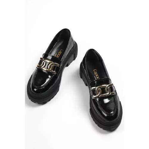 Capone Outfitters Loafer Shoes - Black - Block