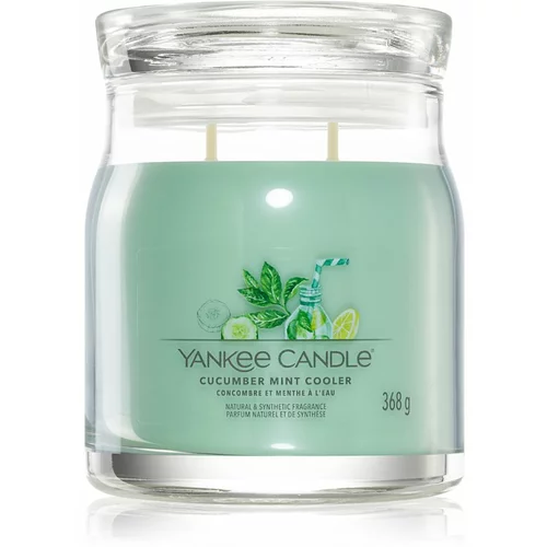 Yankee Candle Cucumber Mint Cooler dišeča sveča Signature 368 g