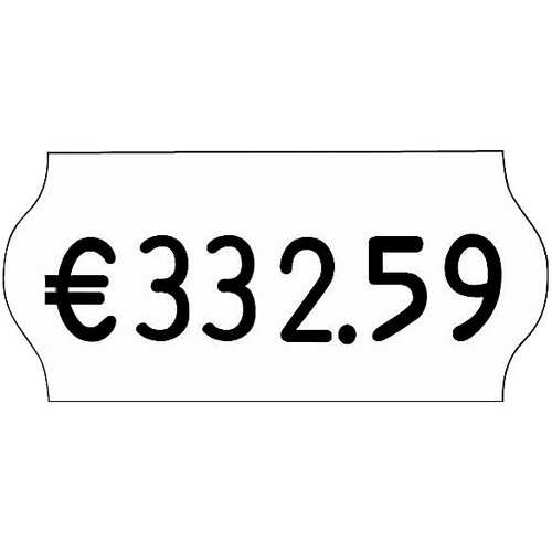 ratioform etikete za označevalnik cen, šxv 26 x 12 mm, de 18 rol po 1500 kosov, bela Cene