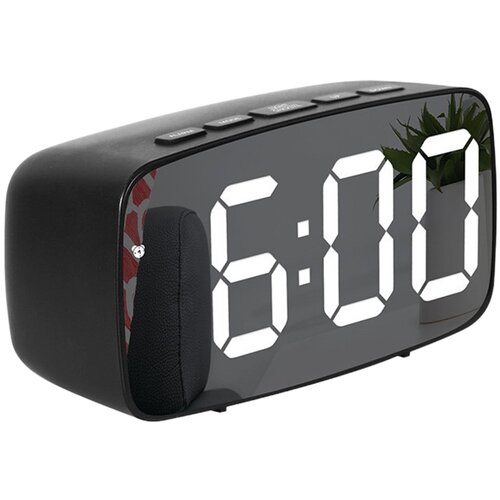 Venisymlis LED Budilka Za Spalnico, 3-Stopenjska Zatemnitev, 12/24H, Vtičnica/Baterija, Glasen Alarm, (22059962) Cene