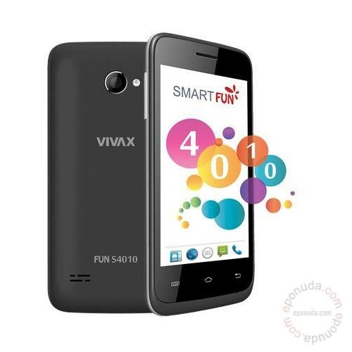 Vivax SMART Fun S4010 black mobilni telefon Slike