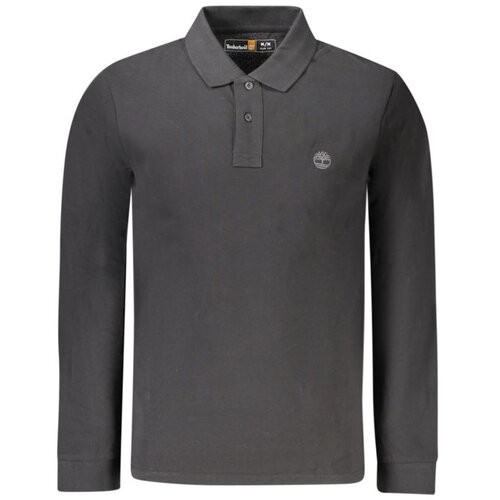 Timberland Mu&amp;scaron;ka crna polo majica dugih rukava Slike