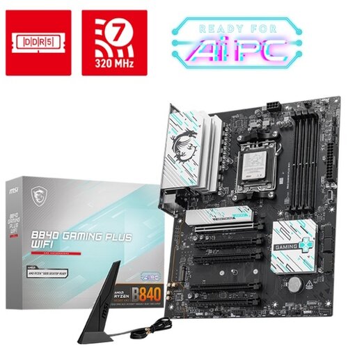 MSI B840 GAMING PLUS WIFI matična ploča Cene