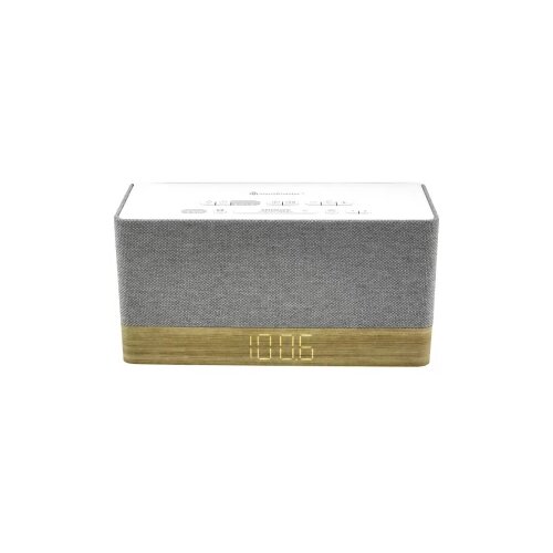 Soundmaster UR630WE radio sat UKW (1014) Bluetooth®, AUX, UKW funkcija alarma siva, smeđa boja Cijene