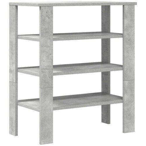  Stalak za cipele boja betona 61x32x70 cm konstruirano drvo Slike