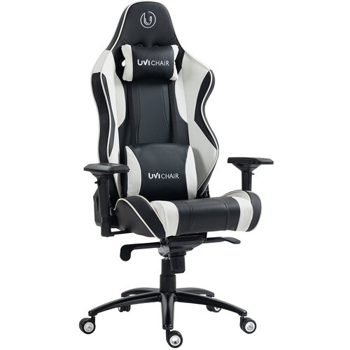 Uvi gejmerska stolica Sport XL (Crna/Bela) Slike