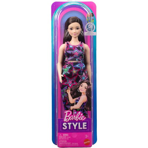 Mattel Barbie Fashionista prijateljice modna punčka v obleki z zvezdastim vzorcem - Cene