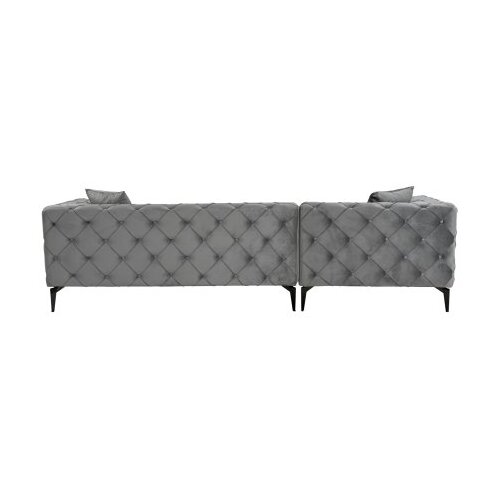 Atelier Del Sofa ugaona garnitura como eco left anthracite black Slike