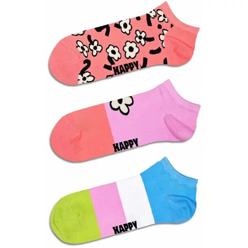 Happy Socks Čarape Flower Low Socks 3-pack
