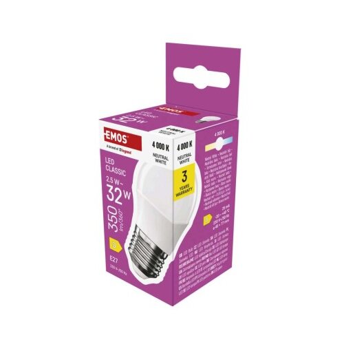  LED žarnica Classic Mini Globe / E27 / 2,5 W (32 W) / 350 lm / Nevtralna bela Slike