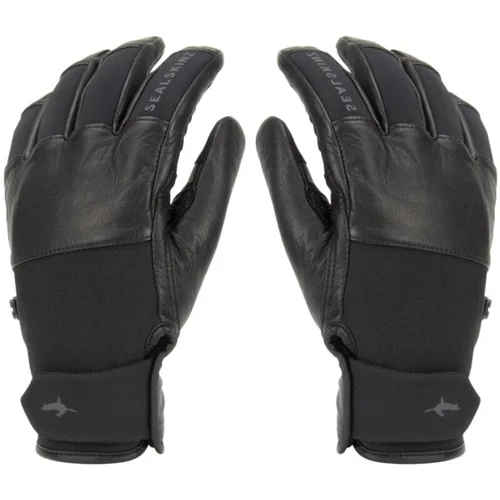 Sealskinz waterproof cold weather gloves with fusion control black l