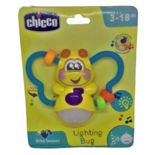 Chicco Zvečka za bebe svjetleća buba, 3m+ Slike