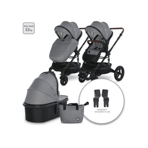 Lorelli kolica za bebe 2u1 boston - dolphin grey ( 10021832380A ) Cene
