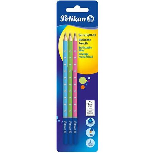 Pelikan svinčnik Silverino, 3 kos, 811149 Slike
